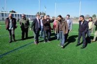 El Ayuntamiento de Zaragoza inaugura el nuevo Campo Municipal de Fútbol de Casetas