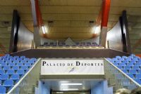 Visita de las reformas del Palacio de Deportes de Zaragoza, 27 de octubre de 2009