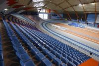 Visita de las reformas del Palacio de Deportes de Zaragoza, 27 de octubre de 2009