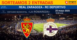 Sorteo de entradas para ver el Real Zaragoza - RC Deportivo [25 mayo 2025]